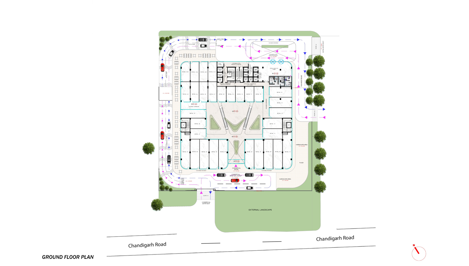 Floor plans, Le Meridien by Newstone