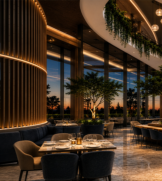Social dining plaza